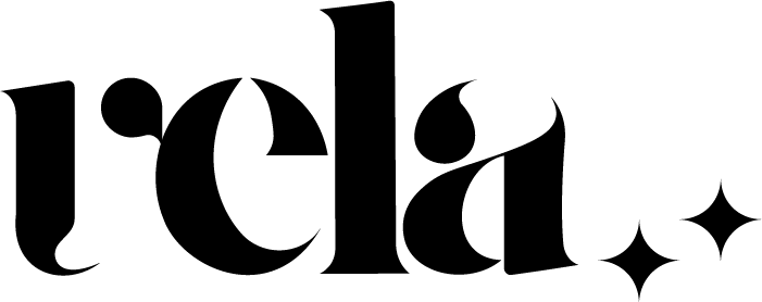 Vela logo — siyah, krem zemin